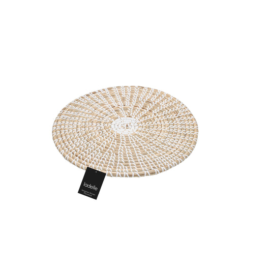 Seagrass Woven White Placemat