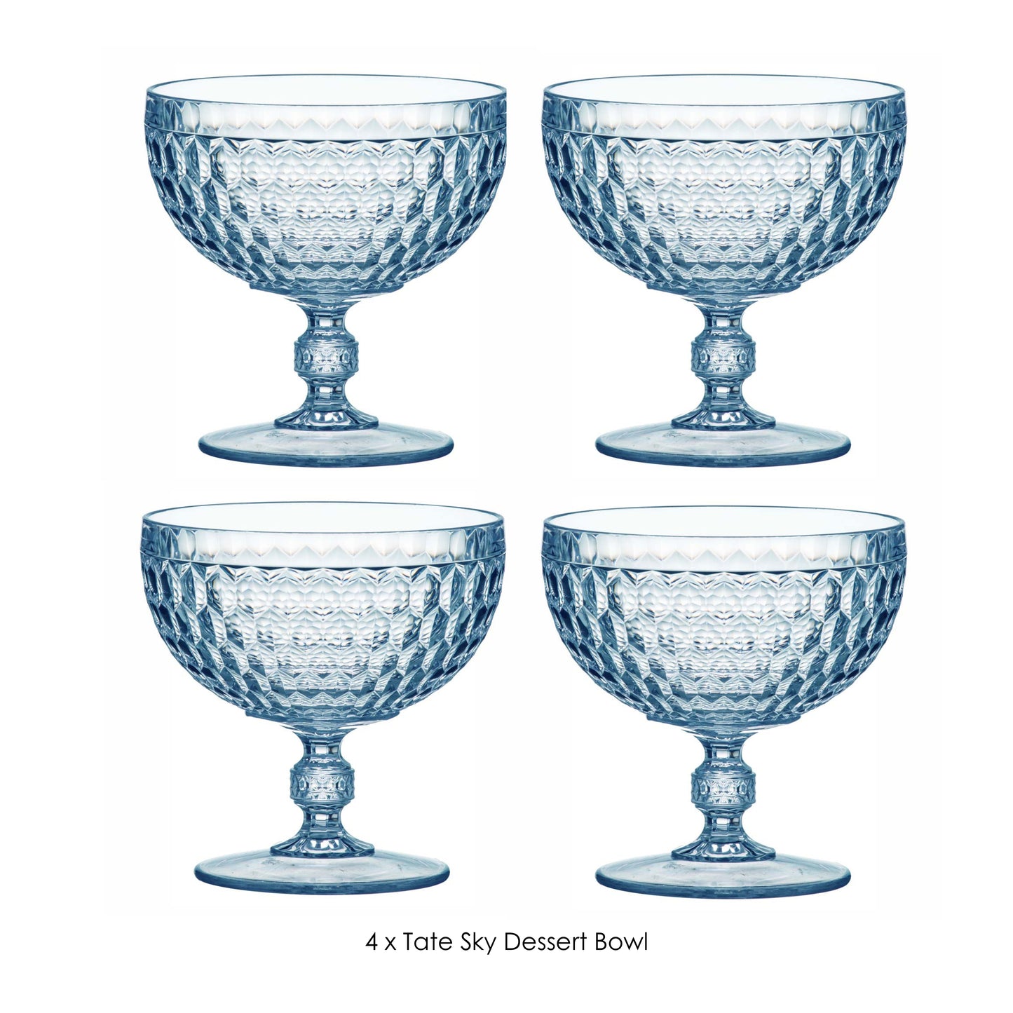 Tate Sky Dessert Bowl 4pk
