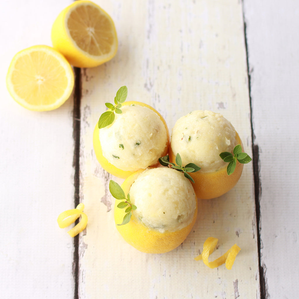 Lemon & Basil Sorbet