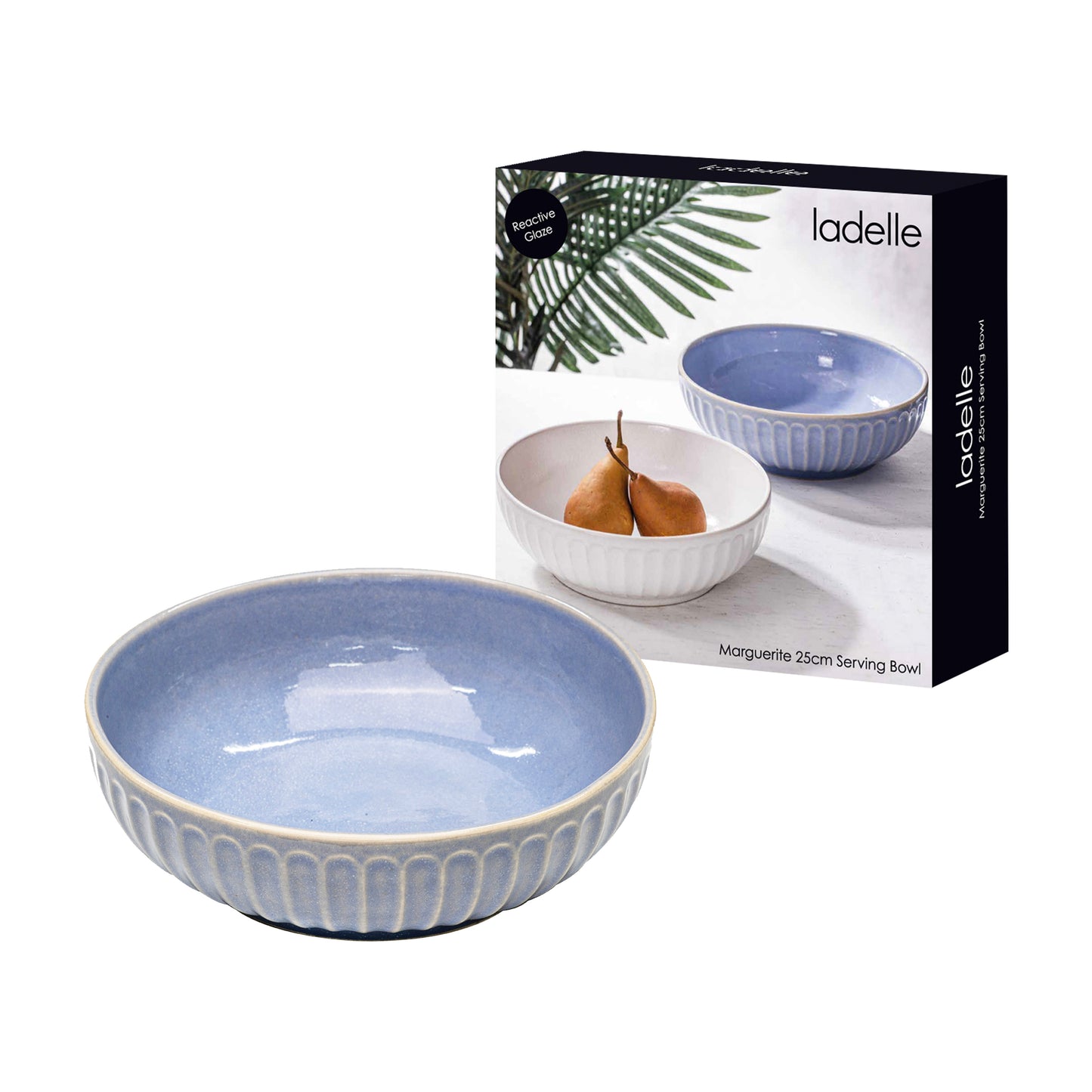 Marguerite Powder Blue 25cm Serving Bowl