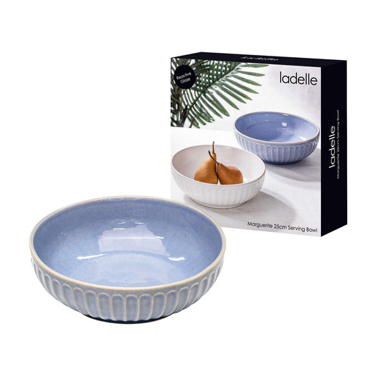 Marguerite Powder Blue 25cm Serving Bowl