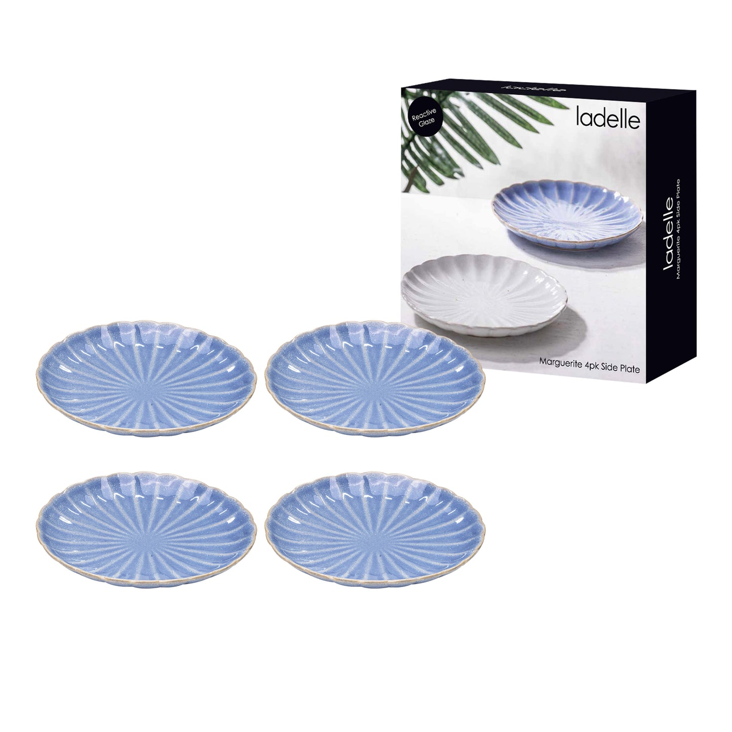 Marguerite Powder Blue 4pk Side Plate