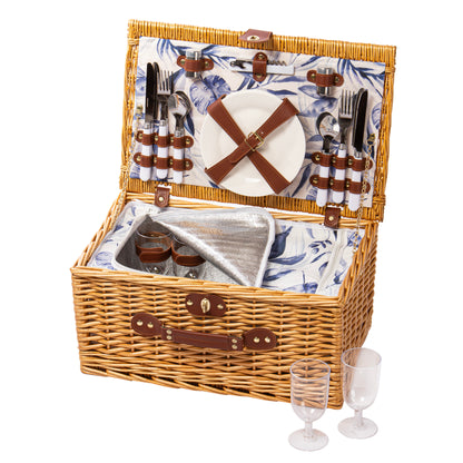 Blue Lagoon 4 Person Picnic Basket