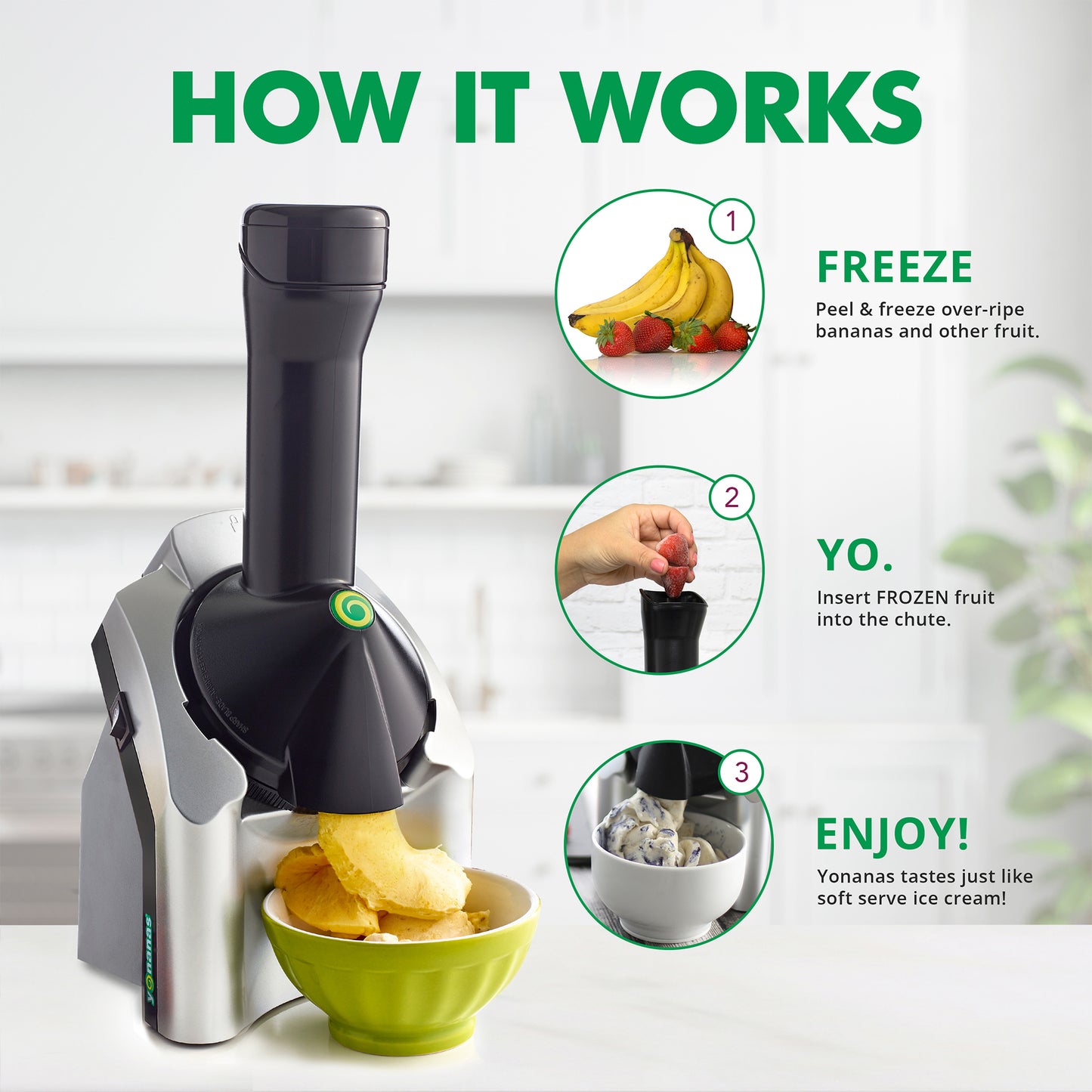 Yonanas Silver Dessert Maker