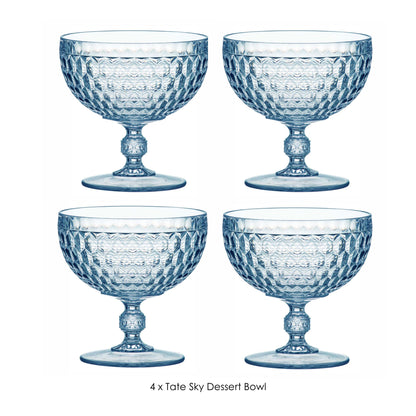 Tate Sky Dessert Bowl 4pk